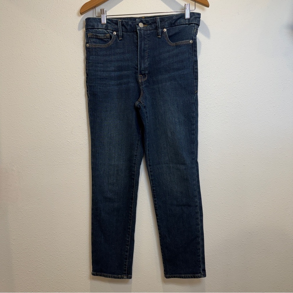 Good American Dark Blue Slim Jeans